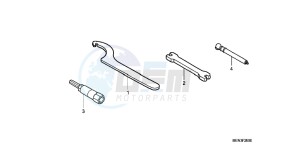 CRF450RC drawing TOOLS