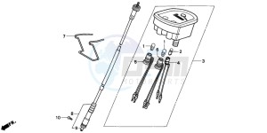 C50S drawing METER (C50P/C50T)