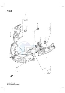 UH200G BURGMAN EU drawing FRONT COMBINATION LAMP