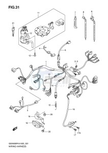 GSX600F (E2) Katana drawing WIRING HARNESS