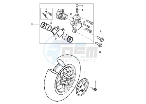 EW SLIDER 50 drawing FRONT BRAKE CALIPER