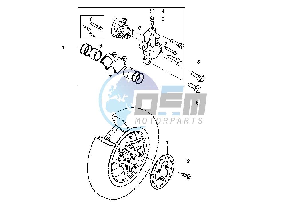 FRONT BRAKE CALIPER