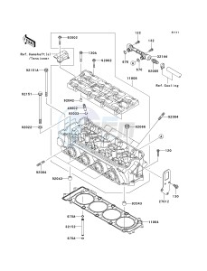 JT 1500 C [ULTRA LX] (C7F-C8F ) C7F drawing CYLINDER HEAD