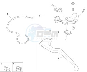 RSV4 1000 RR (APAC) (AUS, CP, NZ) drawing Clutch control