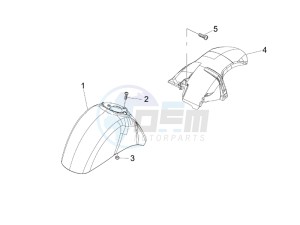 Granturismo 200 L drawing Wheel housing - Mudguard