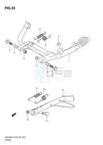 AN400 (E3-E28) Burgman drawing STAND