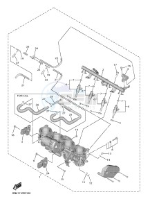 YZF-R6 YZFR6HC 600 YZF-R6 (BN61 BN62) drawing INTAKE 2