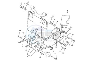 YP MAJESTY DX 250 drawing CRANKCASE