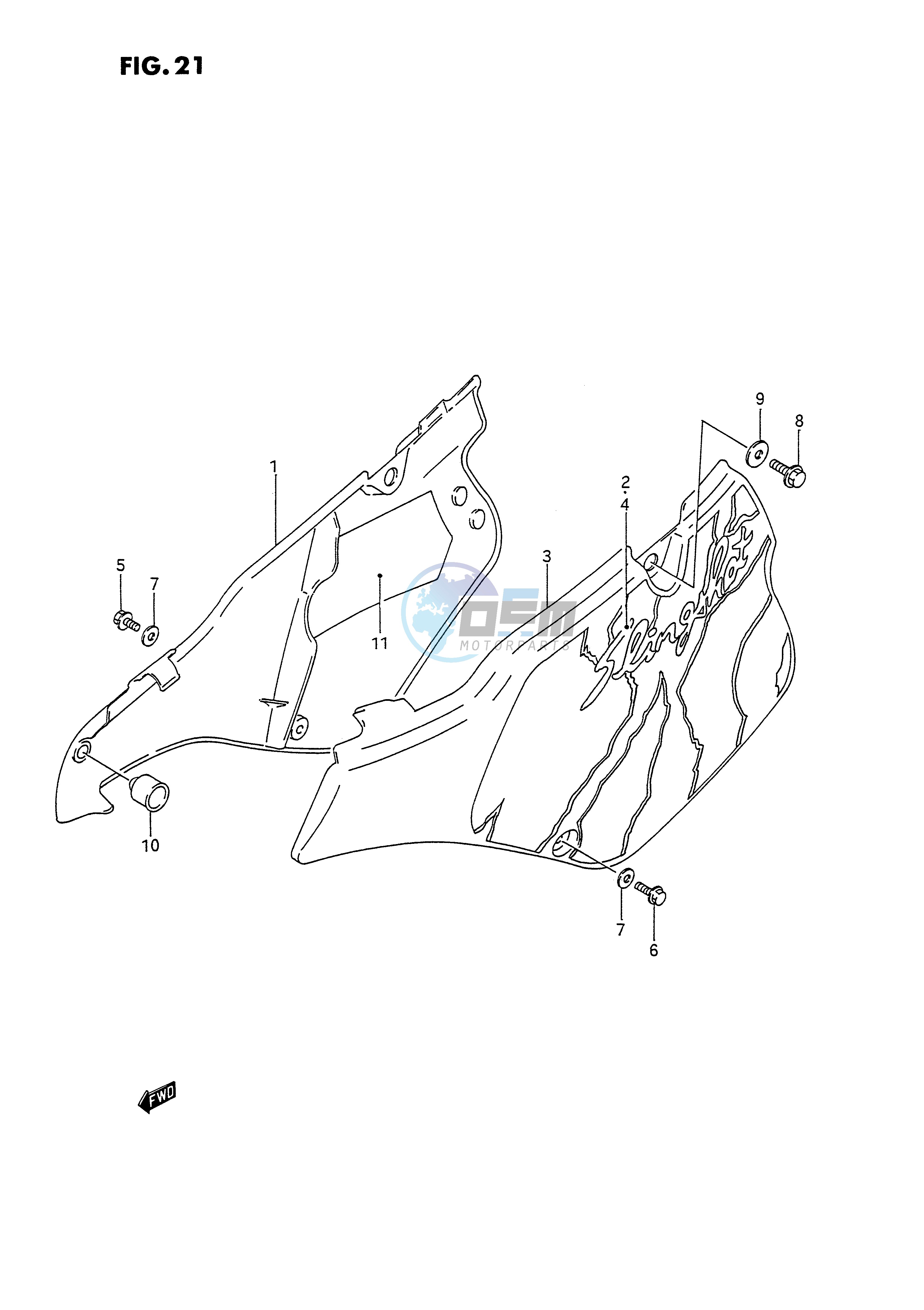 FRAME COVER (MODEL N)