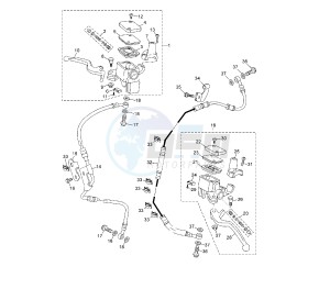 YP R X-MAX 125 drawing MASTER CYLINDER