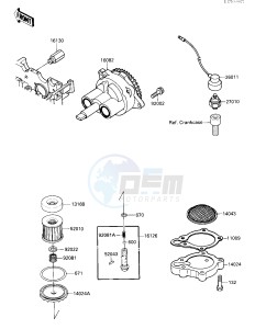 EX 250 F [NINJA 250R] (F2-F4) [NINJA 250R] drawing OIL PUMP_OIL FILTER