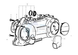 X8 125 drawing Clutch cover