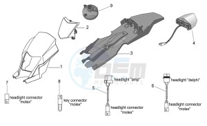 RXV-SXV 450-550 Enduro-Supermotard drawing MotoRally Version