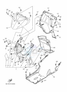 XC115F  (BL77) drawing LEG SHIELD