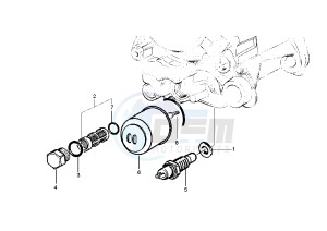 Beverly RST 125 drawing Oil Filter