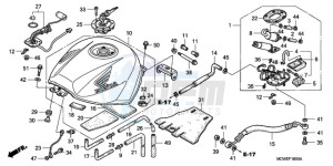 VFR800A9 Ireland - (EK / ABS MME TWO) drawing FUEL TANK