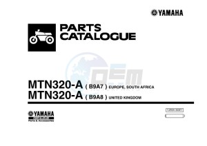 MT-03 MTN320-A (B9A8) drawing Infopage-1