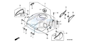 CBR1000RRA Australia - (U) drawing TOP SHELTER