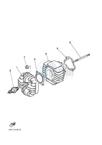 PW50 (2SA2 2SA3) drawing CYLINDER