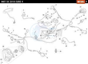 MRT-50-E4-2018-AUSTRIA-MRT-50-FREE-JUMP-2018-EURO-4 drawing ELECTRICAL SYSTEM