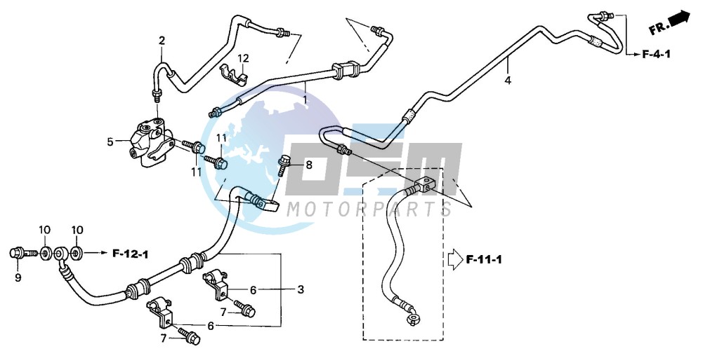 BRAKE LINES (NT650V2/3/4/5)