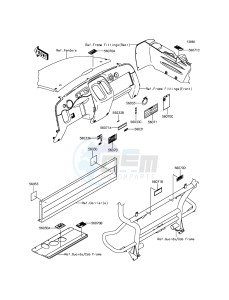 MULE 600 KAF400BGF EU drawing Labels