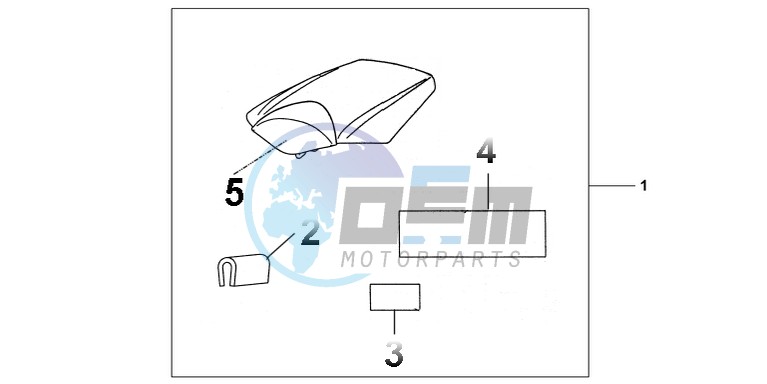 REAR SEAT COWL REPSOL