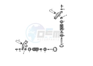 SENDA SM EURO2 - 125 cc drawing VALVES