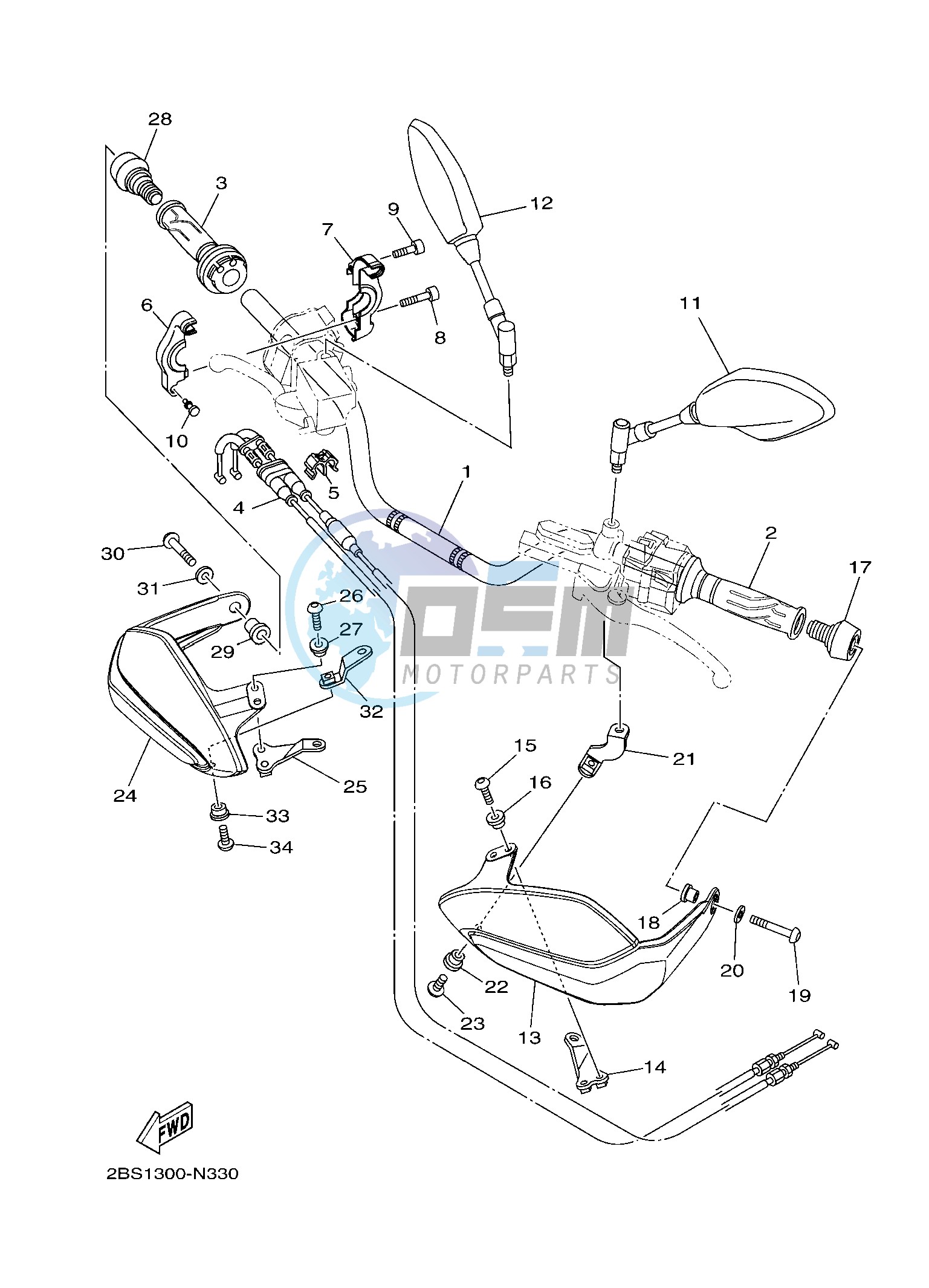 STEERING HANDLE & CABLE