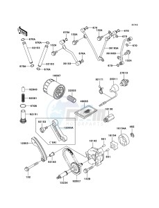 KFX700 KSV700-A2 EU drawing Oil Pump