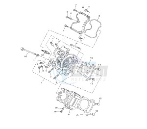 YZF R 125 drawing CYLINDER HEAD