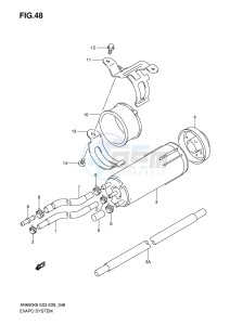 AN650 (E3-E28) Burgman drawing EVAP SYSTEM (E33)