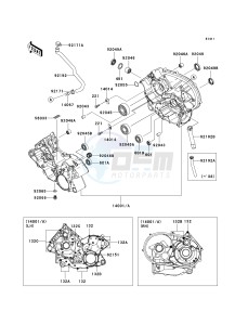 KVF 650 F [BRUTE FORCE 650 4X4I] (F6F-F9F ) F6F drawing CRANKCASE