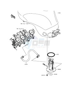 NINJA_ZX-6R ZX636EEF FR GB XX (EU ME A(FRICA) drawing Fuel Pump