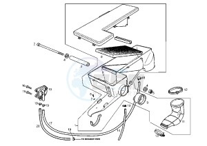 GPR NUDE - 125 cc drawing AIR CLEANER