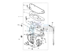 YP MAJESTY DX 250 drawing METER