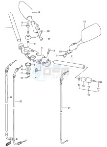 RF900R (E2) drawing HANDLE BAR