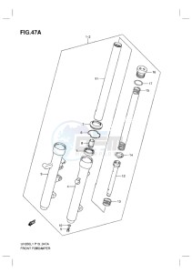 UH200G BURGMAN EU drawing FRONT FORK DAMPER (EXECUTIVE MODEL)