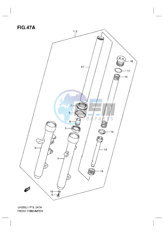 FRONT FORK DAMPER (EXECUTIVE MODEL)