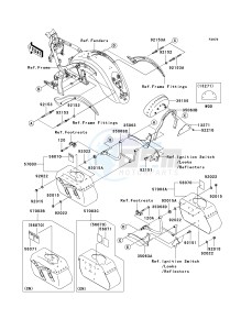 VN 2000 F [VULCAN 2000 CLASSIC LT] (6F-7F) F7F drawing SADDLEBAGS