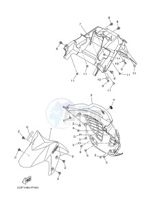 GPD125A GPD125-A NMAX125 (2DS1 2DS5) drawing FENDER