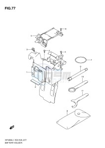 SFV650 (E3-E28) Gladius drawing BATTERY HOLDER (SFV650L1 E33)