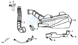 SYMPLY 50 L7 drawing AIRFILTER