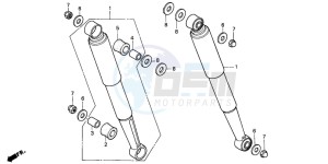 C70CW drawing REAR CUSHION