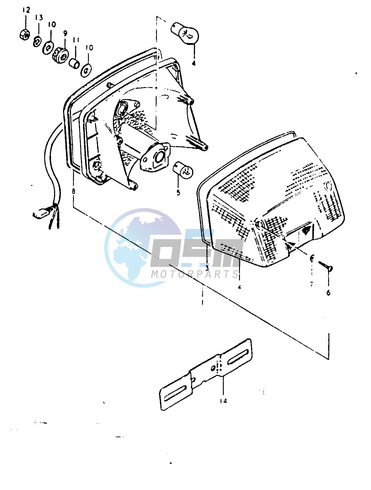 REAR COMBINATION LAMP (E2, E4, E21)