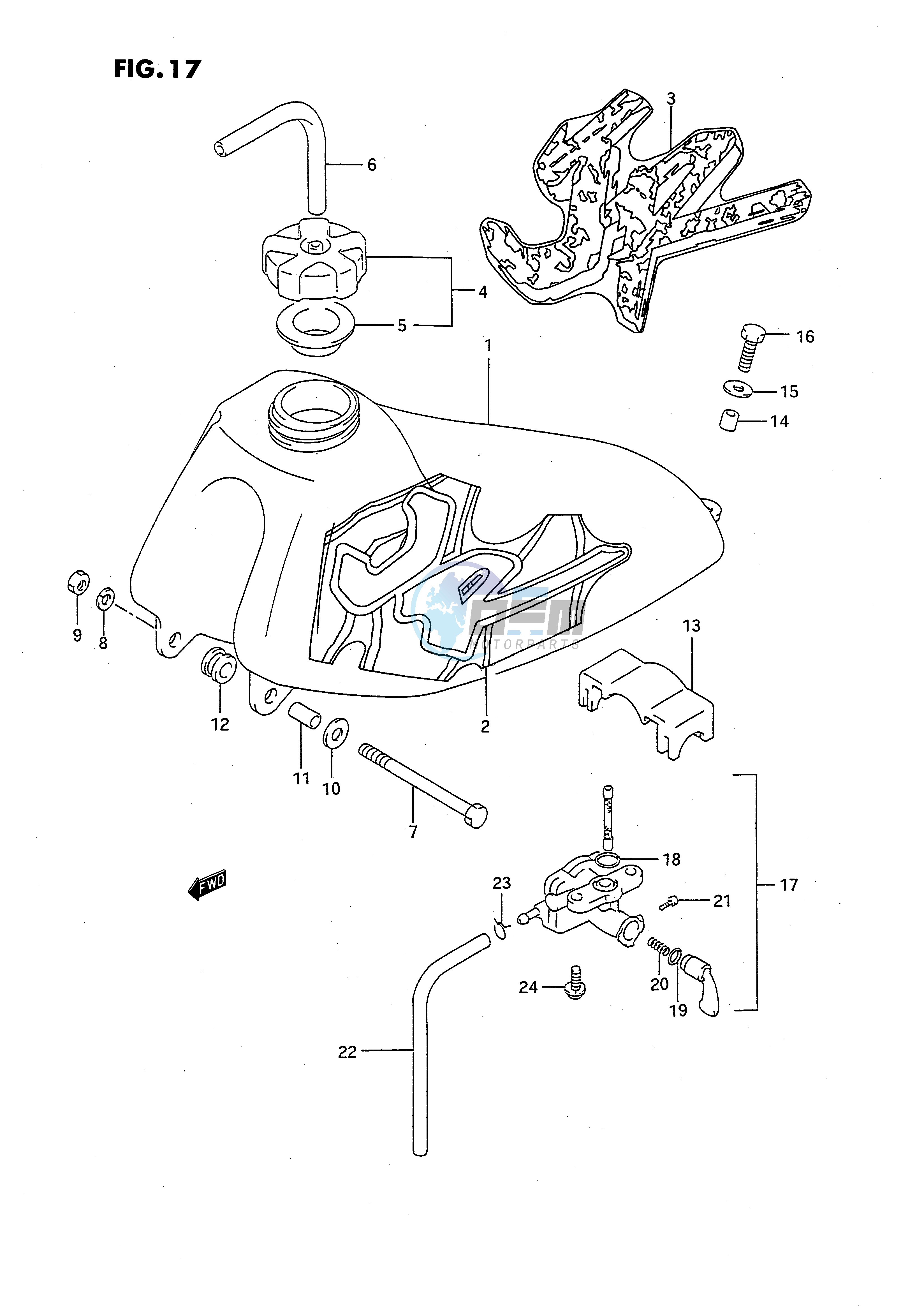 FUEL TANK (MODEL N P)