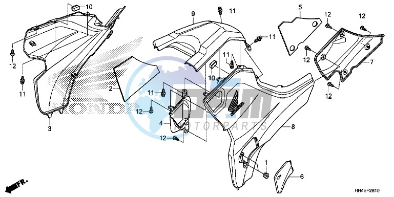 SIDE COVER/ TANK COVER