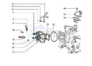 Runner 50 SP drawing Cylinder head - Induction pipe