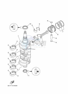 FT60GETX drawing CRANKSHAFT--PISTON