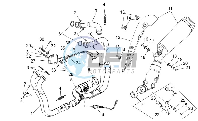 Exhaust pipe I